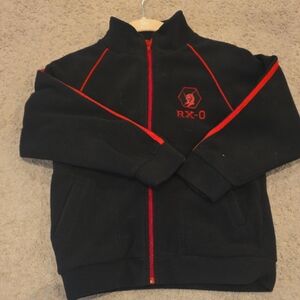 Kids Gundam Black and Red Jacket